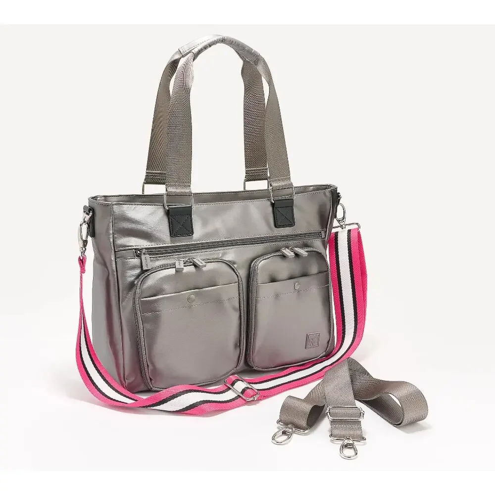 IHKWIP Cargo Catchall Tote Met Stone Grey No Crossbody Strap